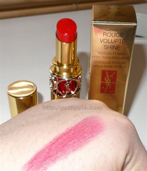 ysl rouge in danger|Rouge Volupté Shine N°4 .